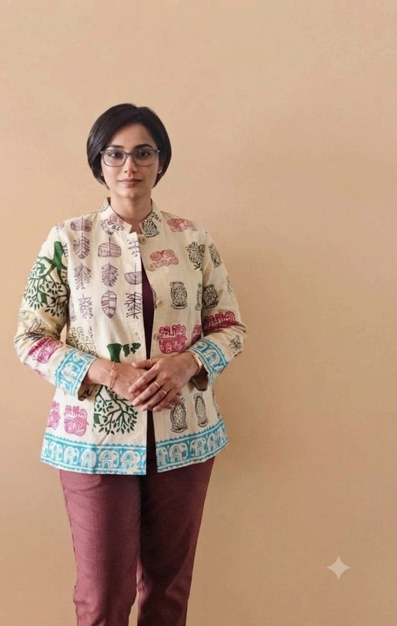 The Patchwork Reverie — botanically dyed handloom piece