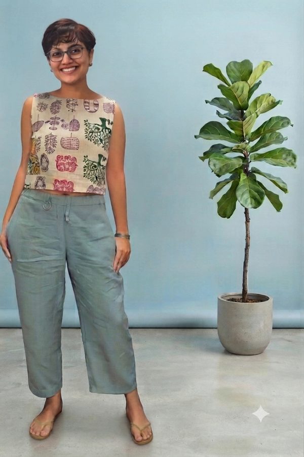 The Wildflower Crop — botanically dyed handloom piece